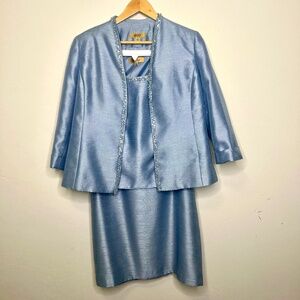 Kasper Evening 3 Piece Skirt Set with Beading Detail